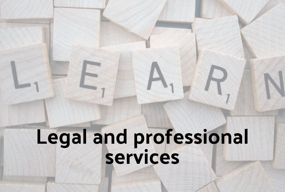 Legal and professional services